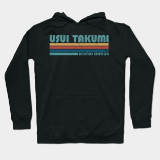 Proud Limited Edition Takumi Name Personalized Retro Styles Hoodie